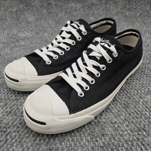Converse Jack Purcell Women's 9.5 Men's 8 Black Sneakers  Low Top Canvas 1Q699